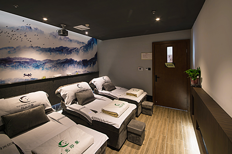 月光养身会所足浴房